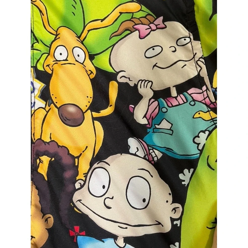 Nickelodeon Rugrats Full Zip Hood Jacket Kids 6 Colorful Playful Windbreaker